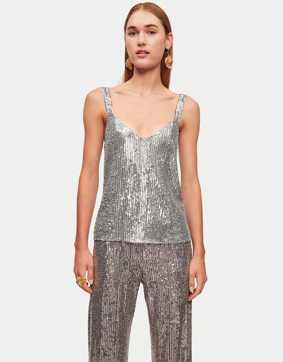 Sequin Cami | Pewter, 6 of 5