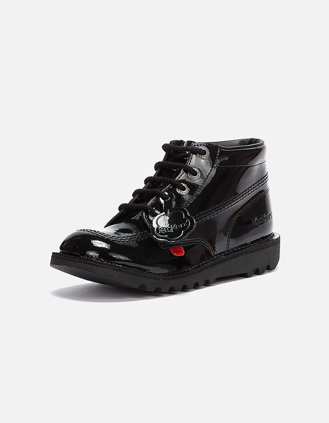 Junior Kick Hi Black Patent