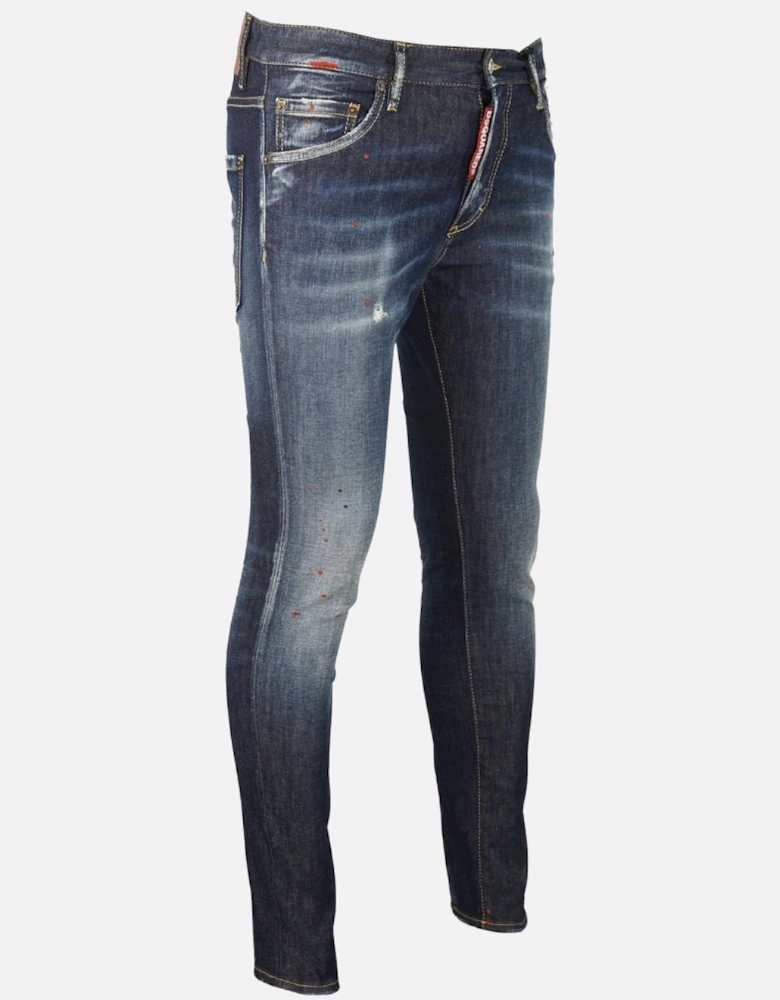 Skinny Dan Jean Paint Splash Large Label Jeans