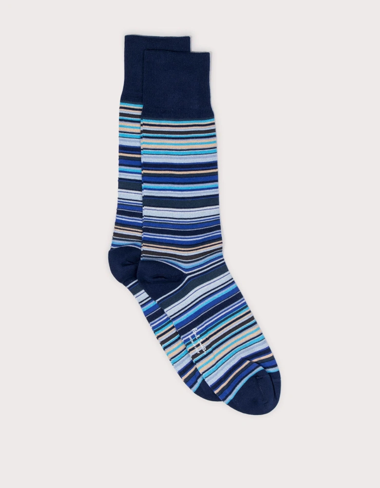 Signature Stripe Socks