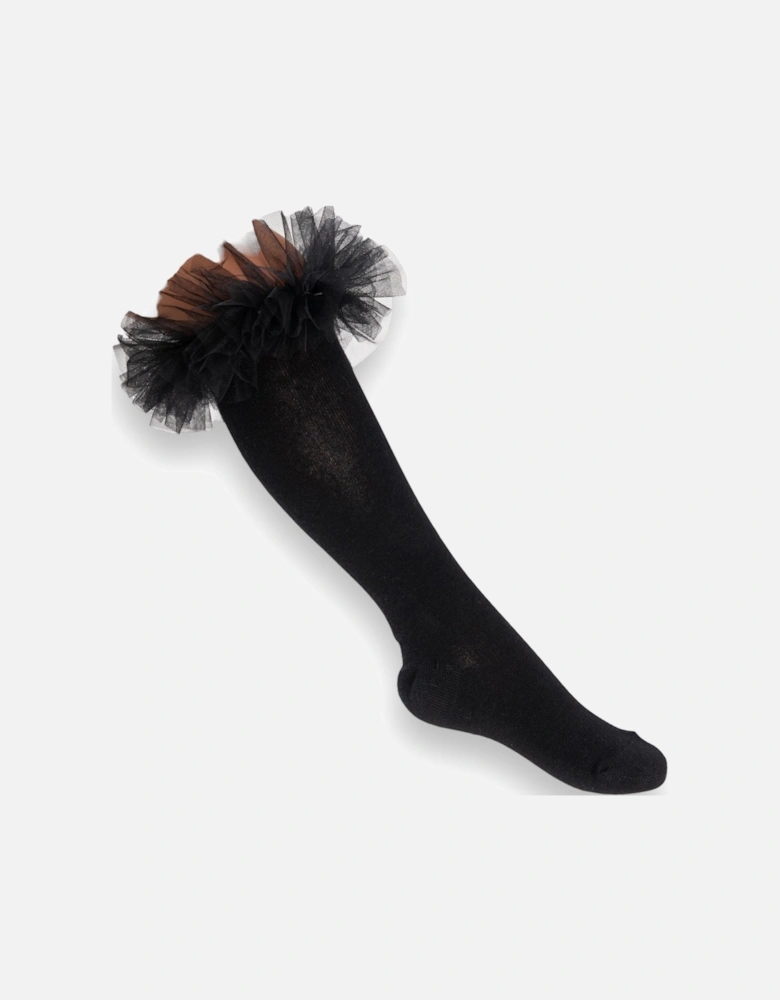 Black Tutu Knee Socks