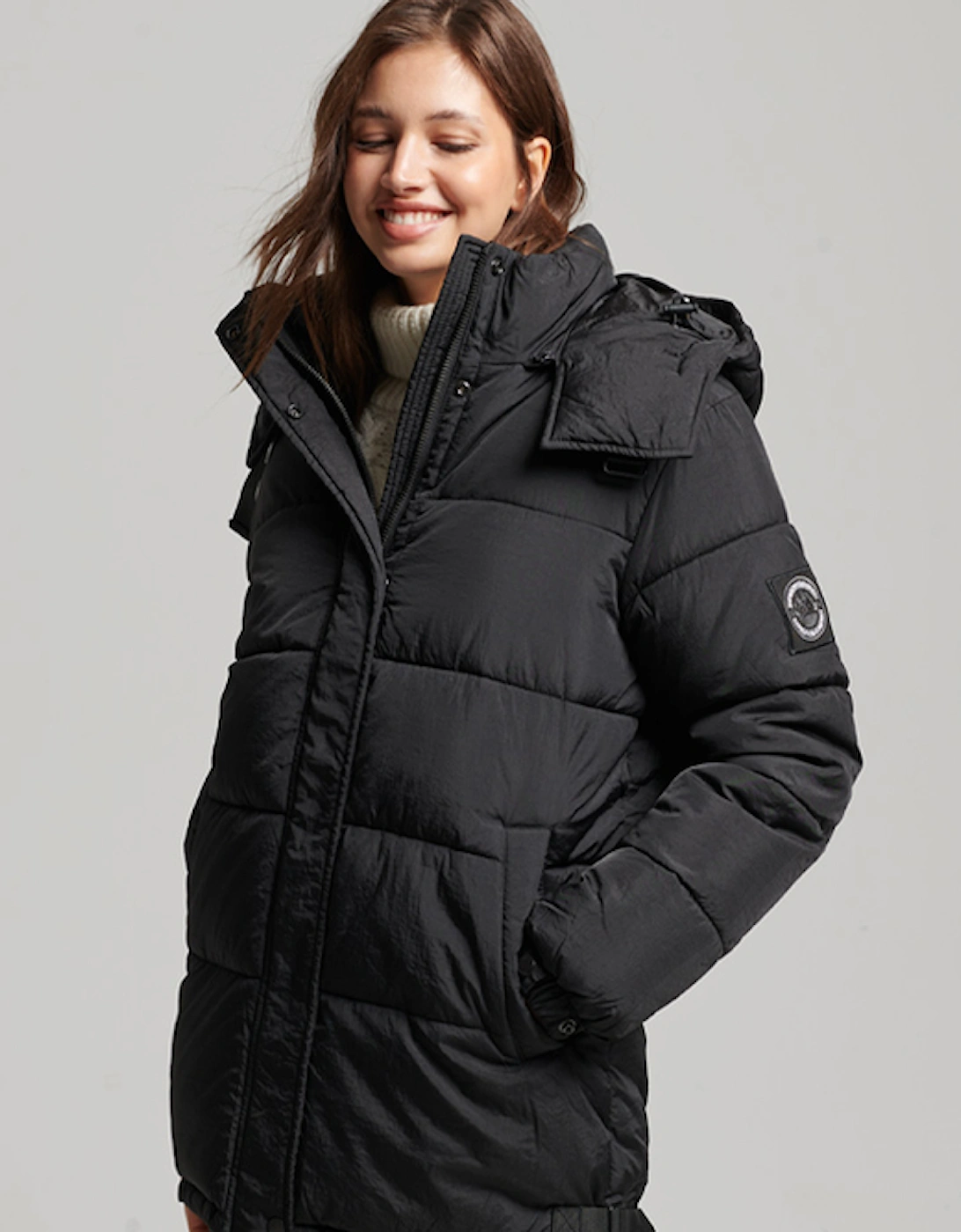 Women's Expedition Cocoon Parka Black, 7 of 6