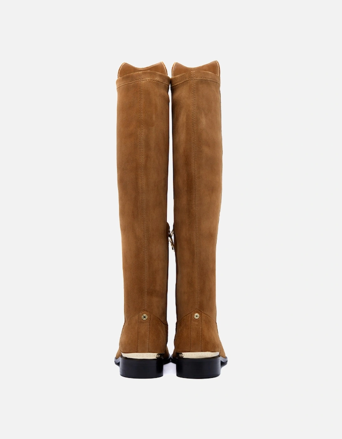 Albany Knee Boots Tan Suede