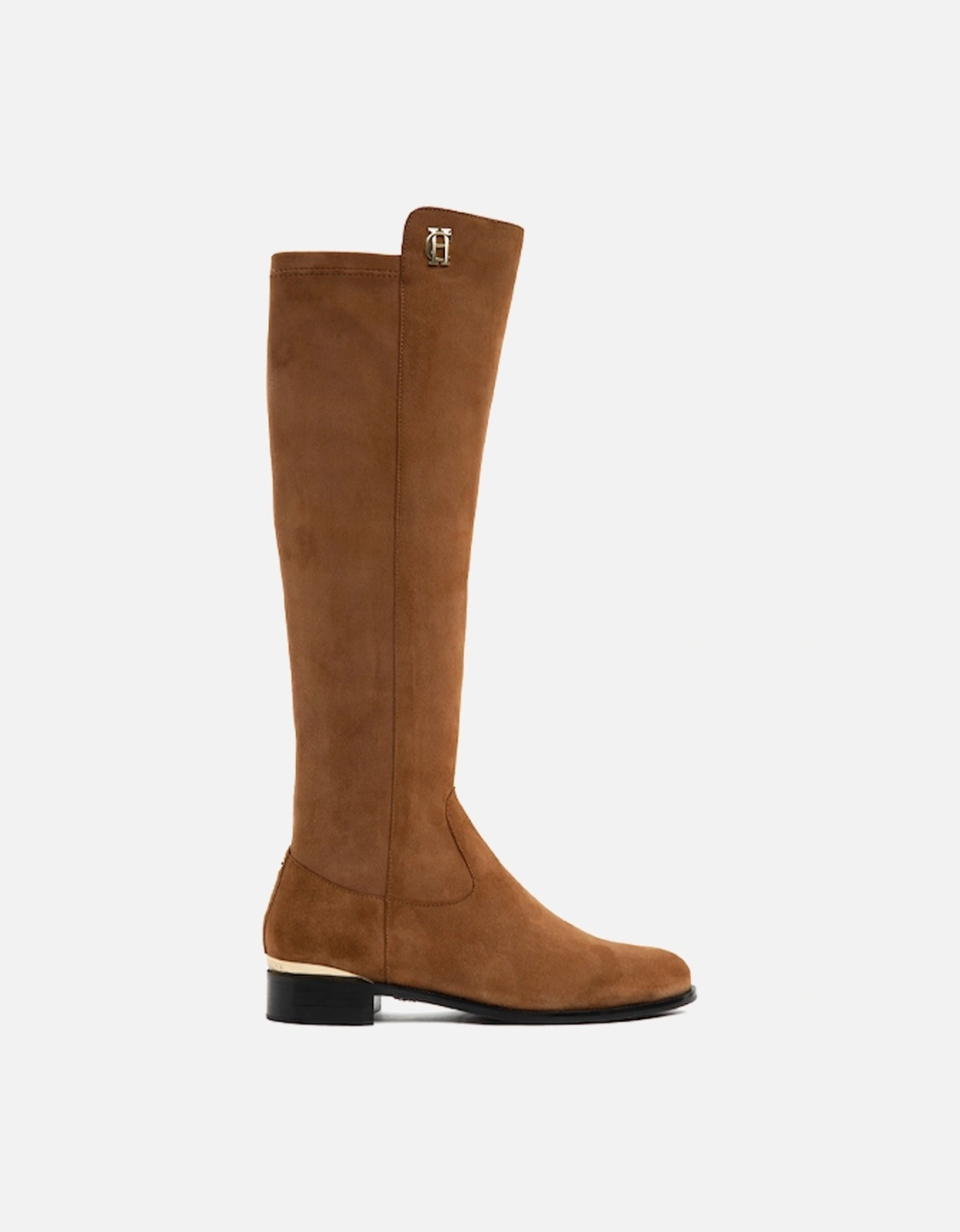 Albany Knee Boots Tan Suede