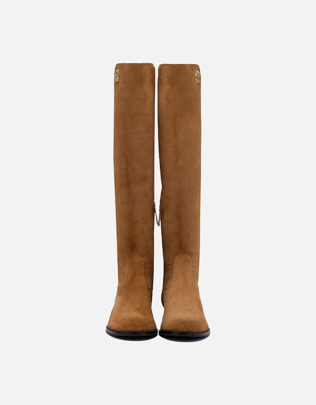 Albany Knee Boots Tan Suede