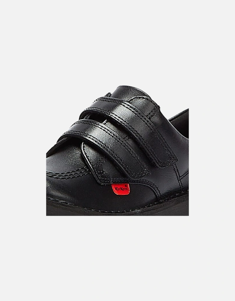 Junior Kick Lo Velcro Black