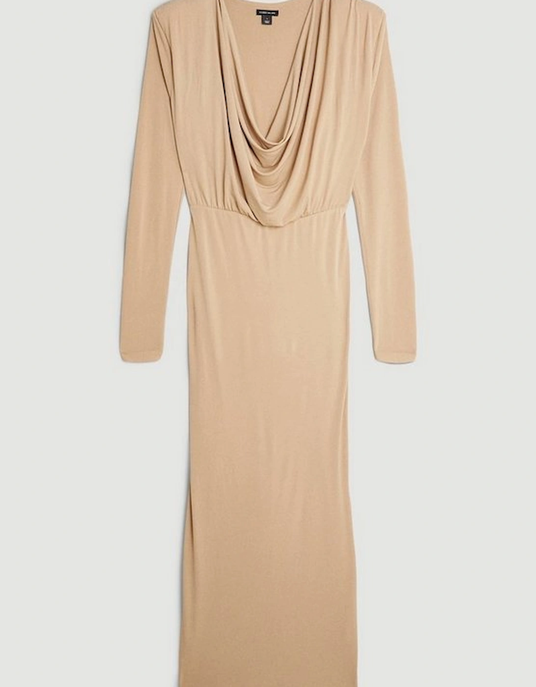 Jersey Crepe Midaxi Cowl Neck Dress