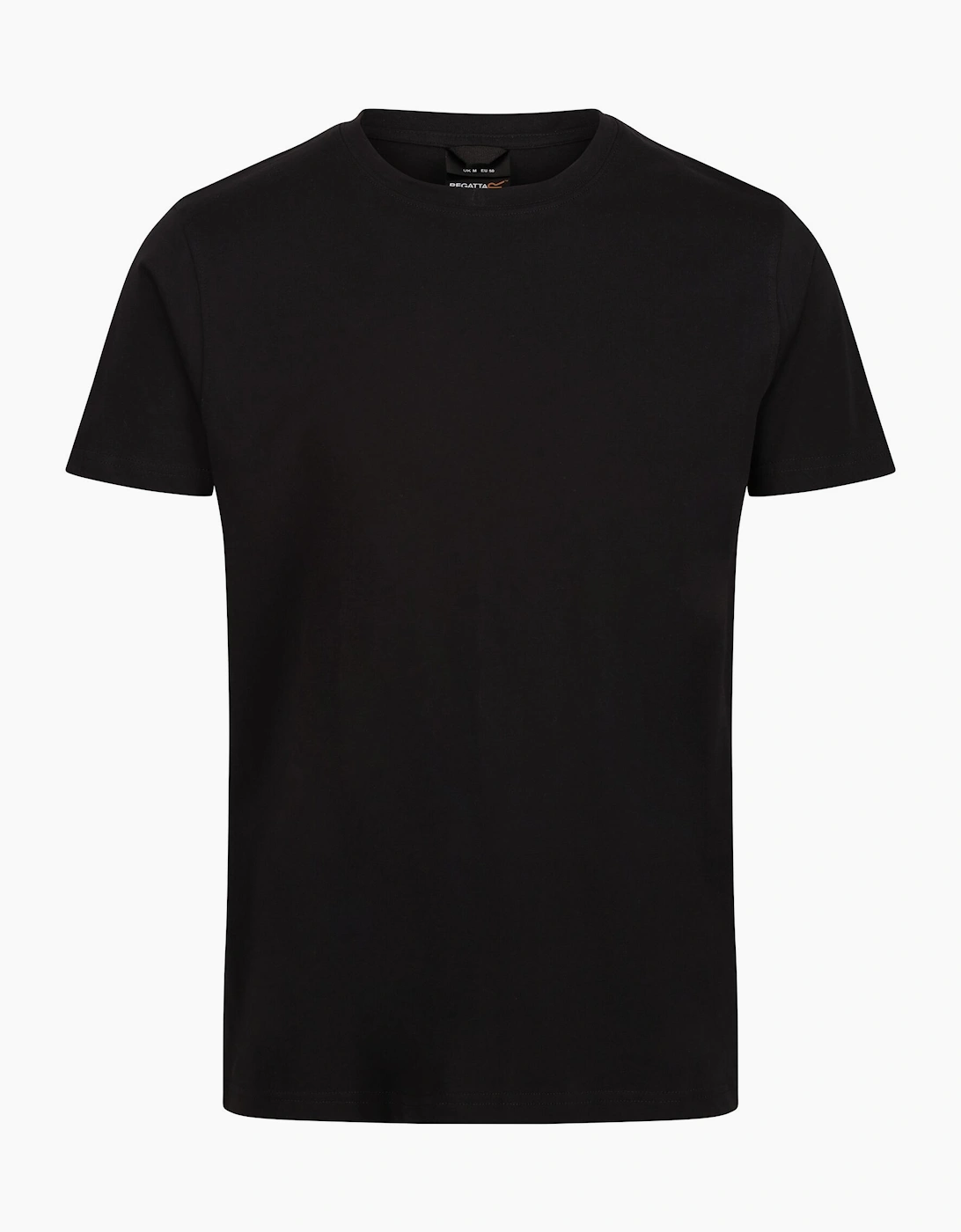 Regatta Men's Black Professional Cotton Soft Touch T-Shirt - Size: 46