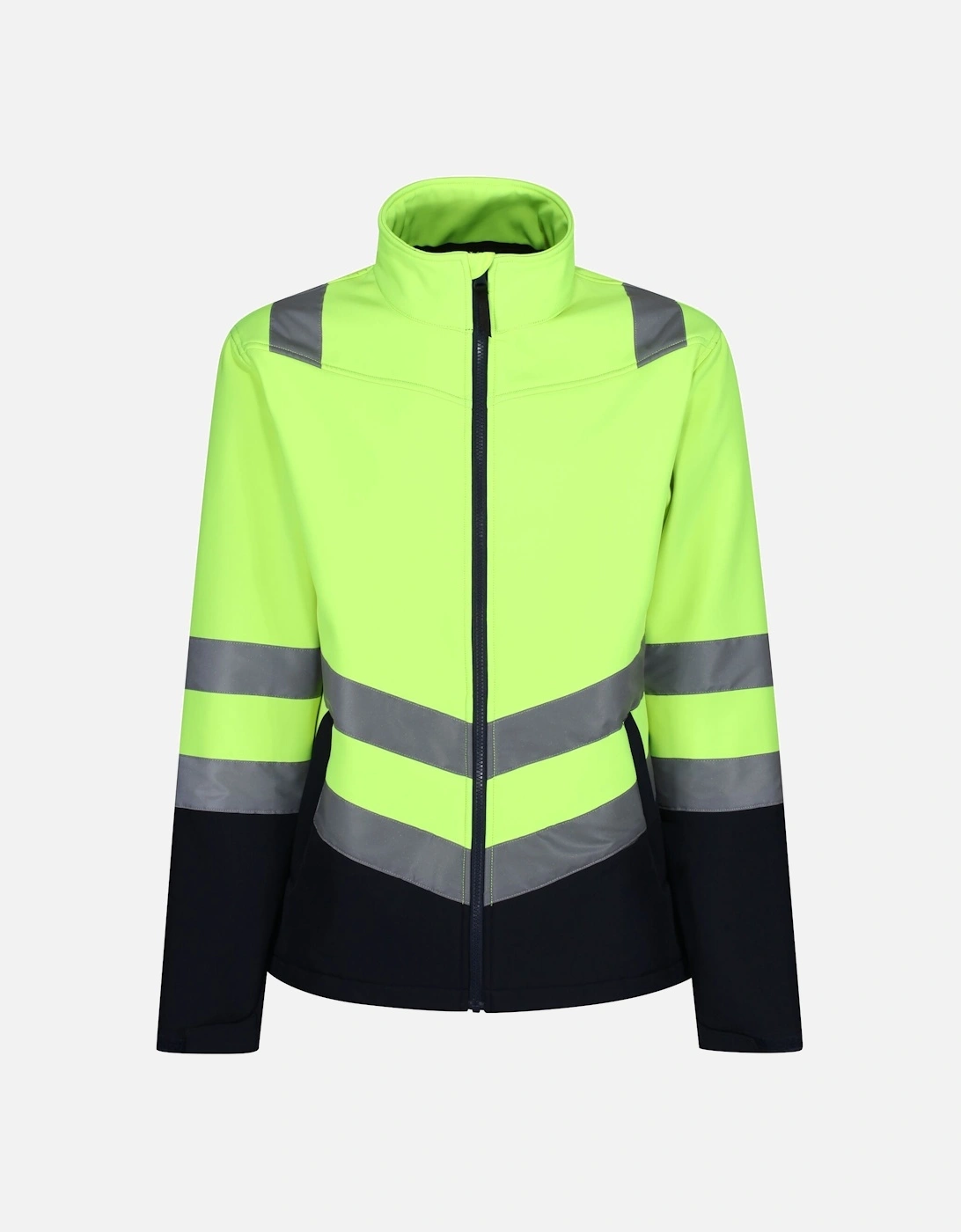 Mens Pro Hi-Vis 2 Layer Soft Shell Jacket, 4 of 3