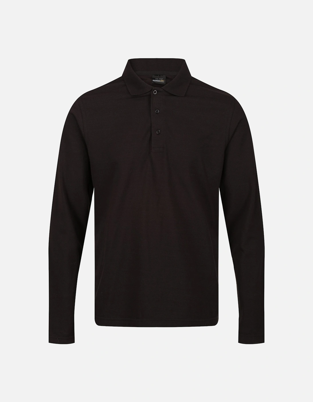 Mens Pro Long-Sleeved Polo Shirt, 6 of 5