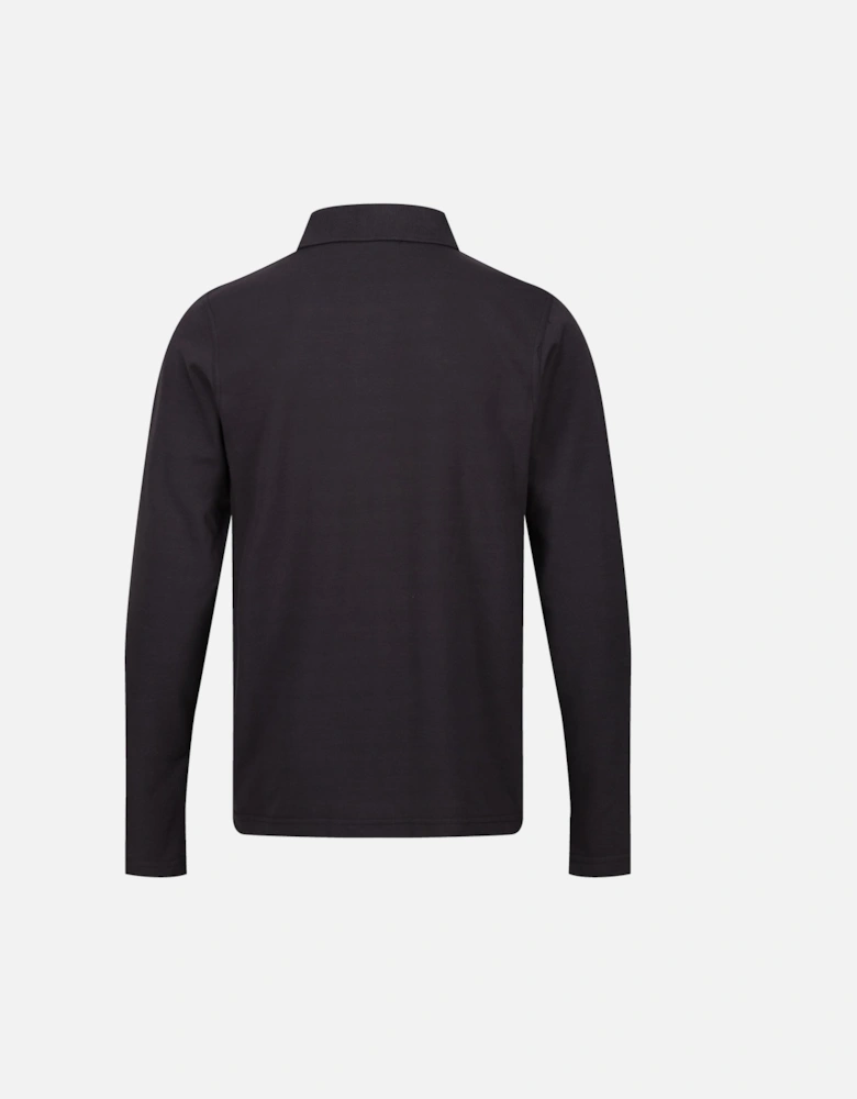 Mens Pro Long-Sleeved Polo Shirt