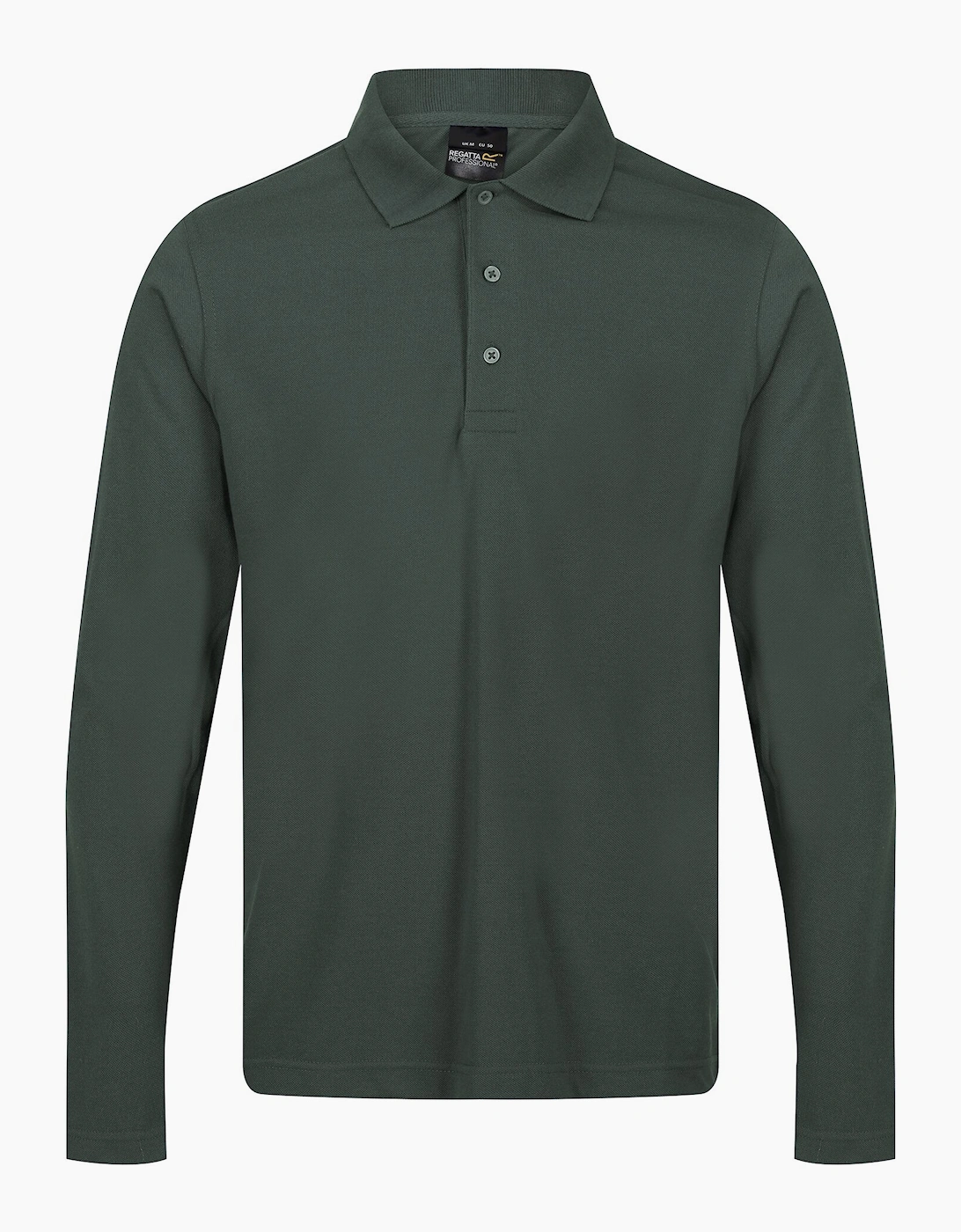 Regatta Men's Green Professional Long-Sleeved Polo Shirt - Size: 46