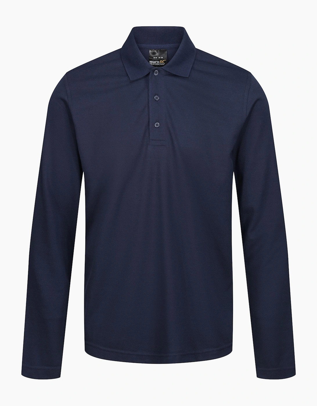 Regatta Men's Navy Professional Long-Sleeved Polo Shirt - Size: 42