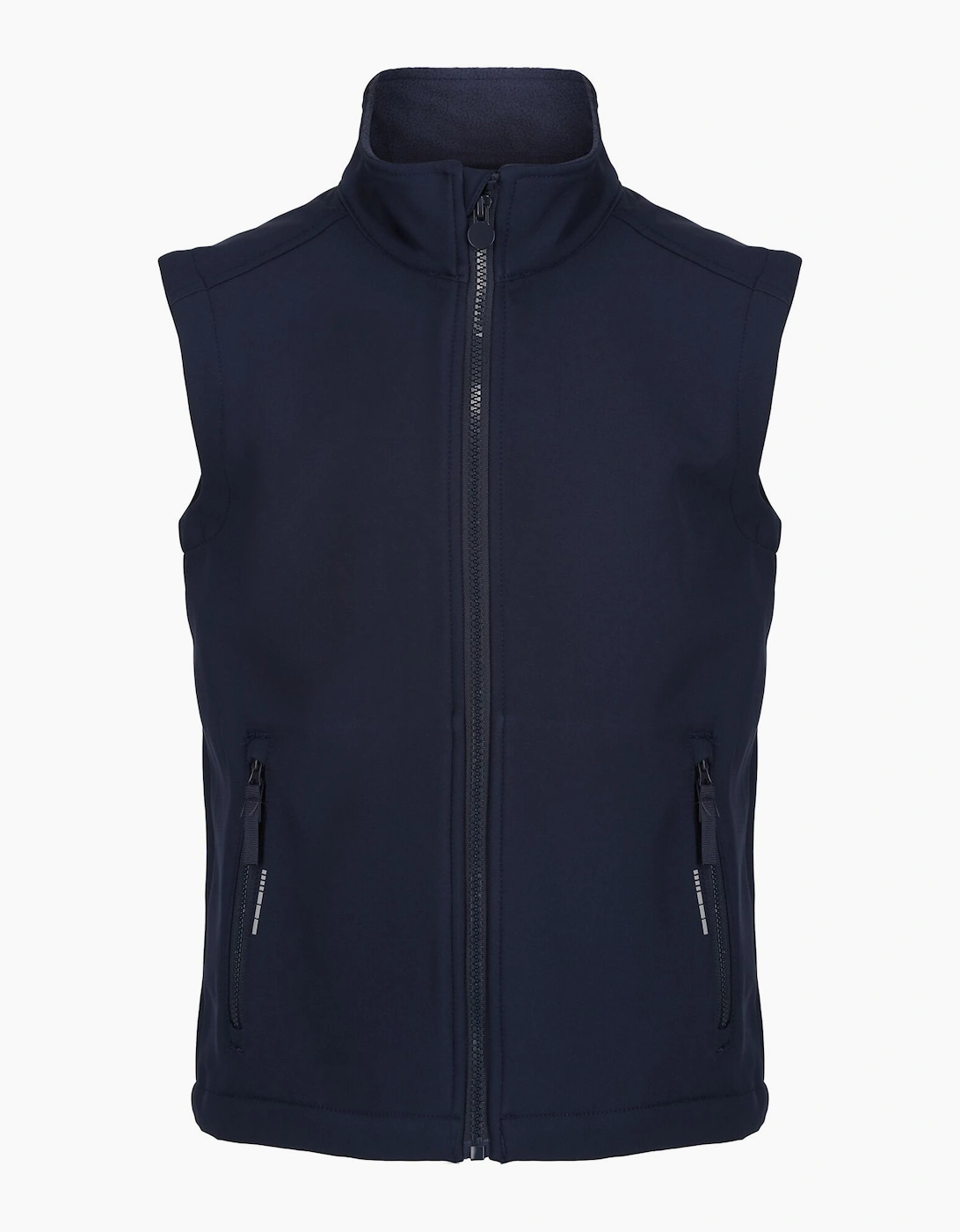 Girl's Regatta Professional Childrens/Kids Softshell Reflective Gilet - Navy - Size, 11 Years/12 Years