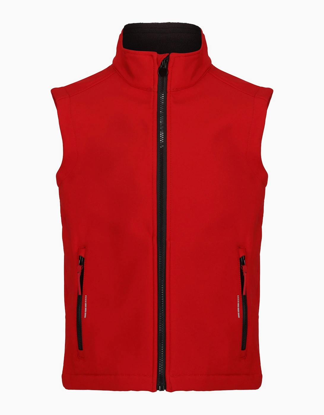 Regatta Girls Red  Professional Childrens/ Softshell Reflective Gilet - Size 34In Kids