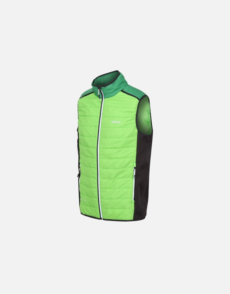 Mens Halton Baffled VII Colour Block Padded Gilet