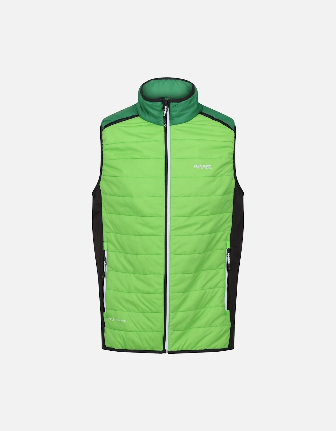 Mens Halton Baffled VII Colour Block Padded Gilet, 6 of 5