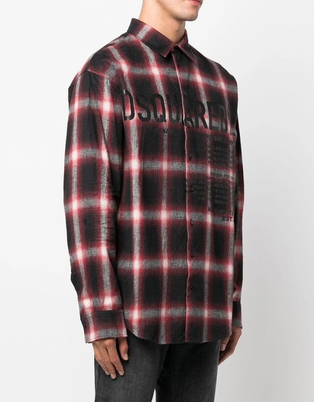 Drop Shoulder Check Shirt