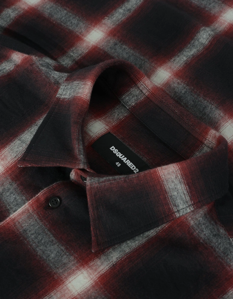 Drop Shoulder Check Shirt