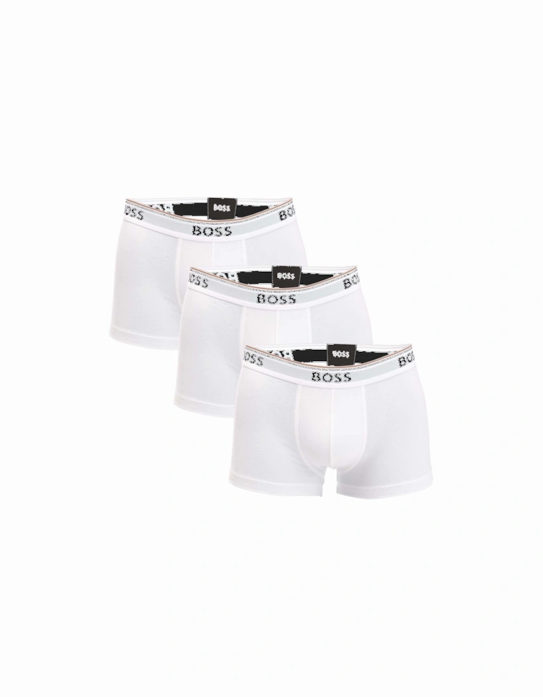 Mens 3 Pack Stretch Cotton Boxer Trunks