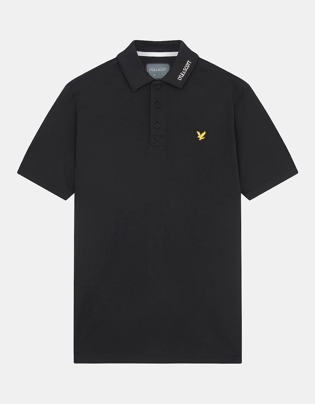 Golf Collar Logo Technical Polo Shirt