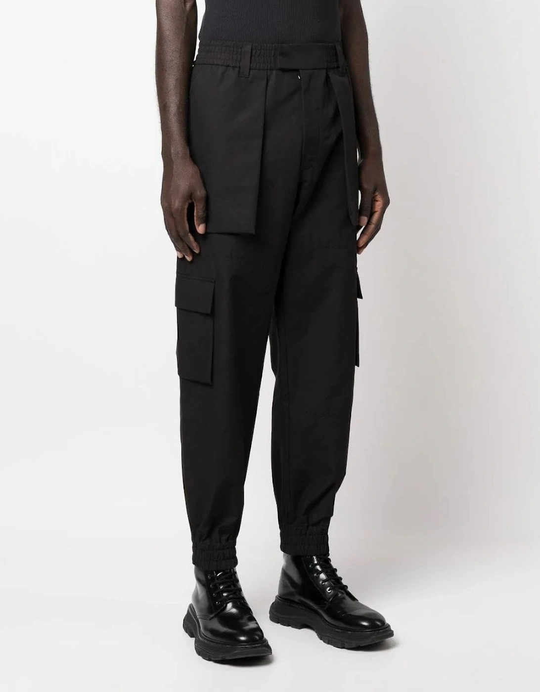 Cotton Cargo Trousers Black, 6 of 5