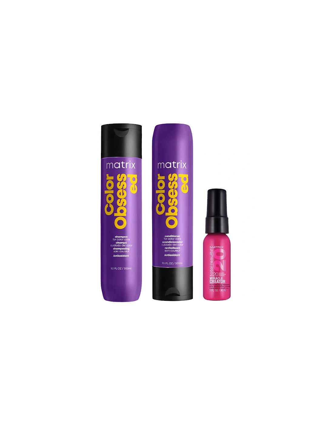 Color Obsessed Shampoo 300ml, Conditioner 300ml + Mini Miracle Creator 30ml Bundle For Coloured Hair (Worth £27.30), 2 of 1
