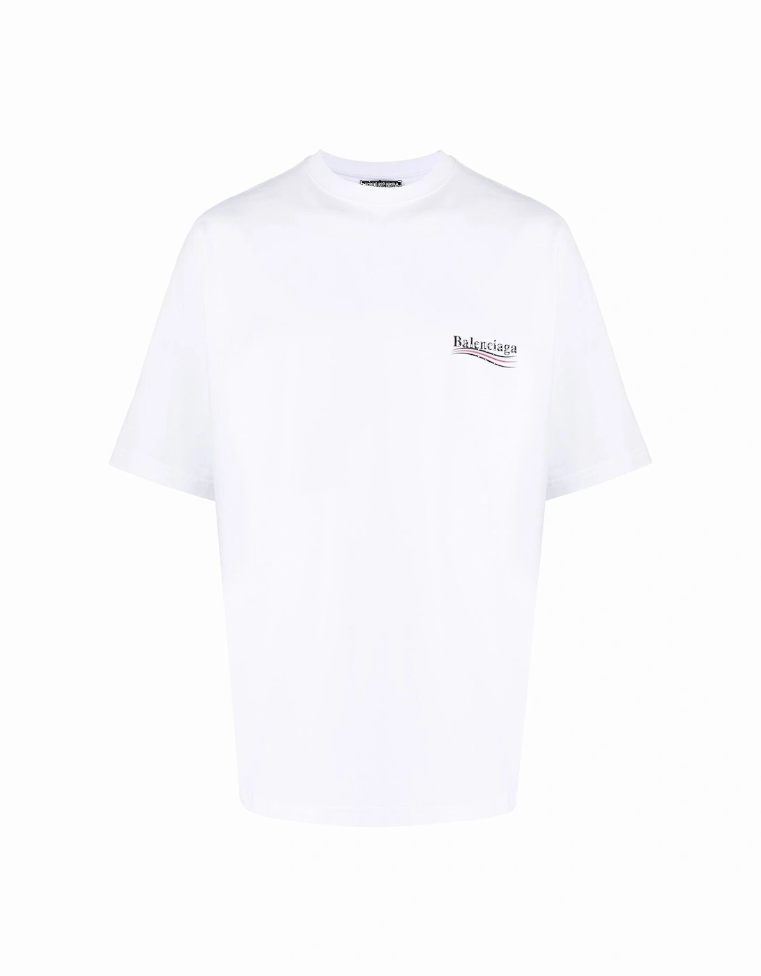Political Campaign Printed Logo Oversized T-shirt in White, 6 of 5
