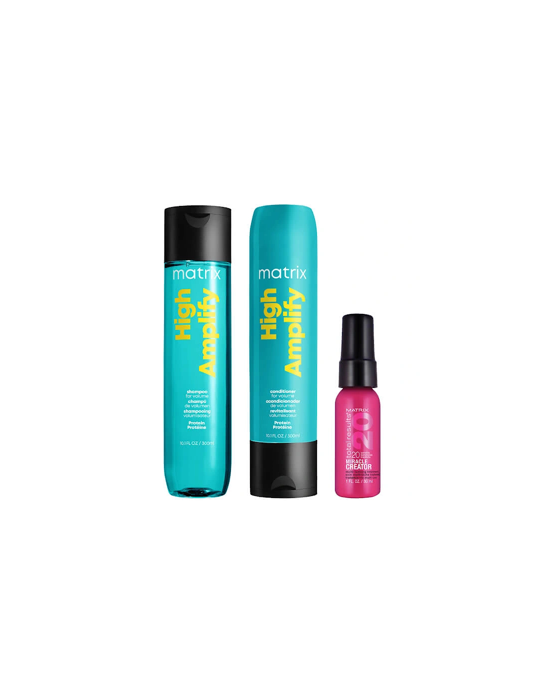 High Amplify Shampoo 300ml, Conditioner 300ml + Mini Miracle Creator 30ml Bundle For Fine and Flat Hair (Worth £27.30), 2 of 1