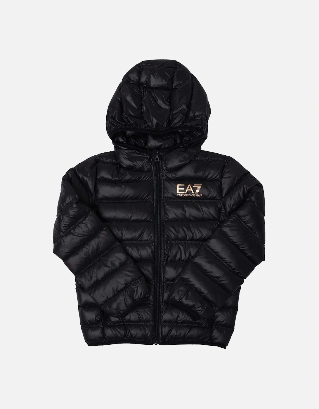 Boys Core ID Down Hooded Jacket, 3 of 2