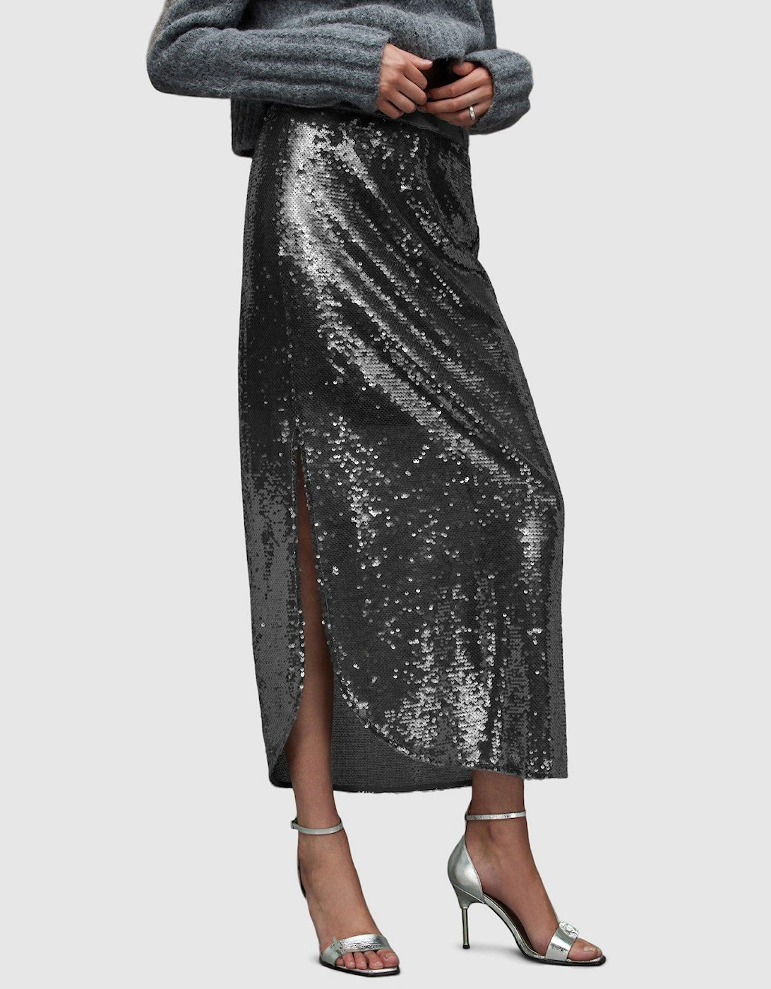 Opal Sparkle Skirt - Silver, 7 of 6