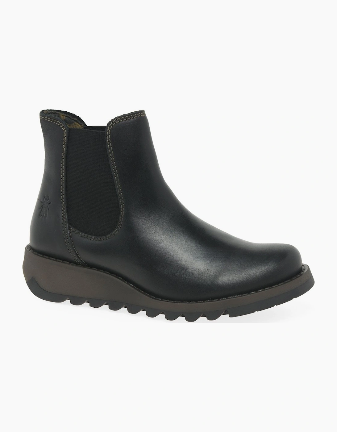 Fly London Women's Black Salv Casual Ankle Boots - Size: 9