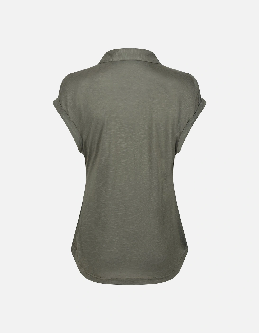 Womens/Ladies Lupine Collared T-Shirt