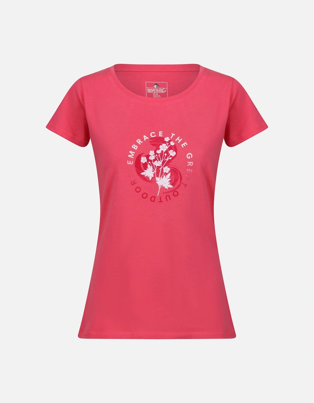 Womens/Ladies Breezed III Flowers T-Shirt, 6 of 5
