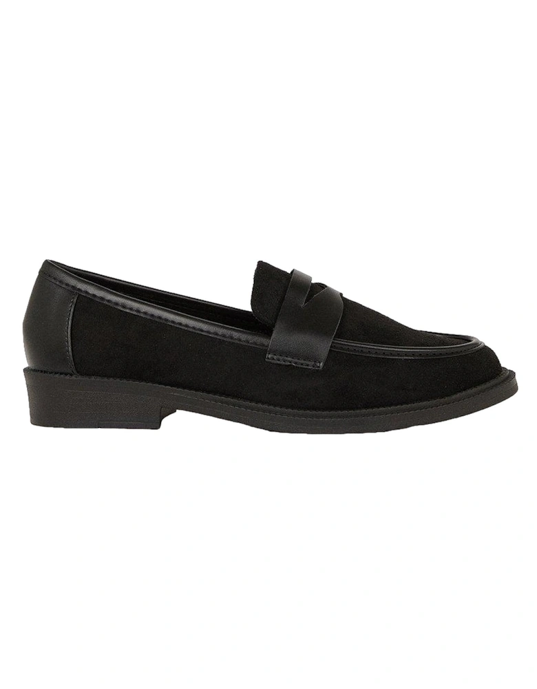 Womens/Ladies Luna Structured Penny Loafers