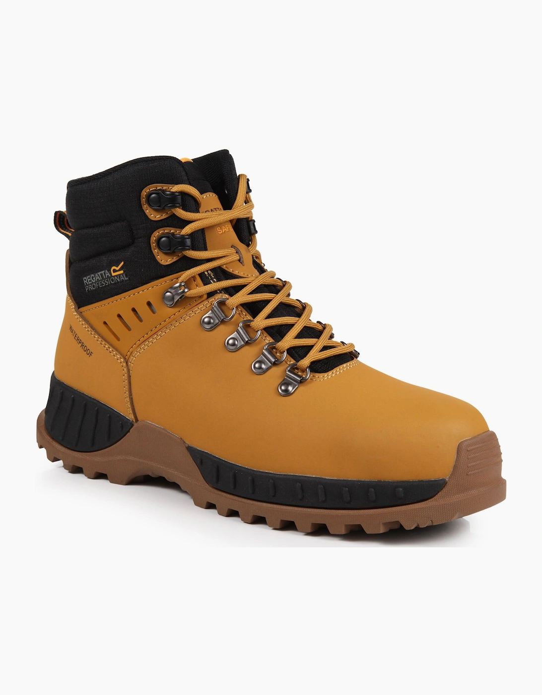 Regatta Men's Yellow Professional Nubuck Boots - Size: 9.5
