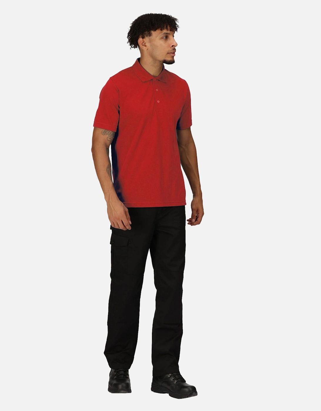 Mens Pro 65/35 Short-Sleeved Polo Shirt
