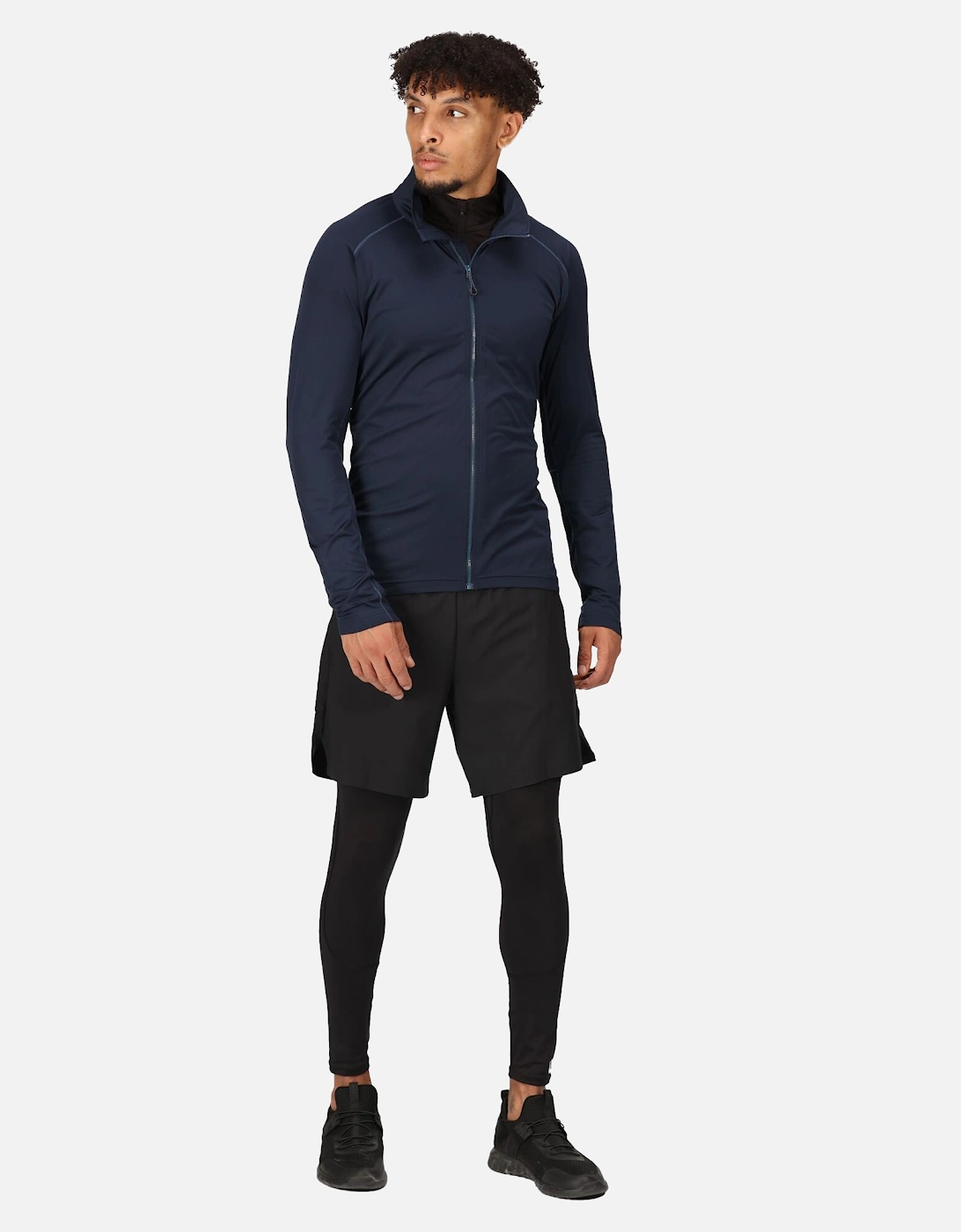 Mens Core Stretch Full Zip Midlayer