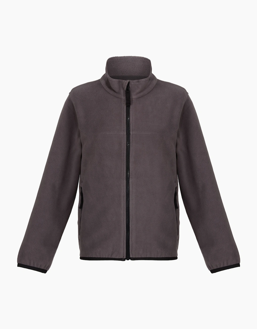 Regatta Boys Grey  Professional Childrens/ Microfleece Full Zip Fleece Jacket - Size 11 Years/12 Years Kids