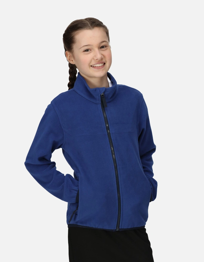 Childrens/Kids Microfleece Full Zip Fleece Jacket