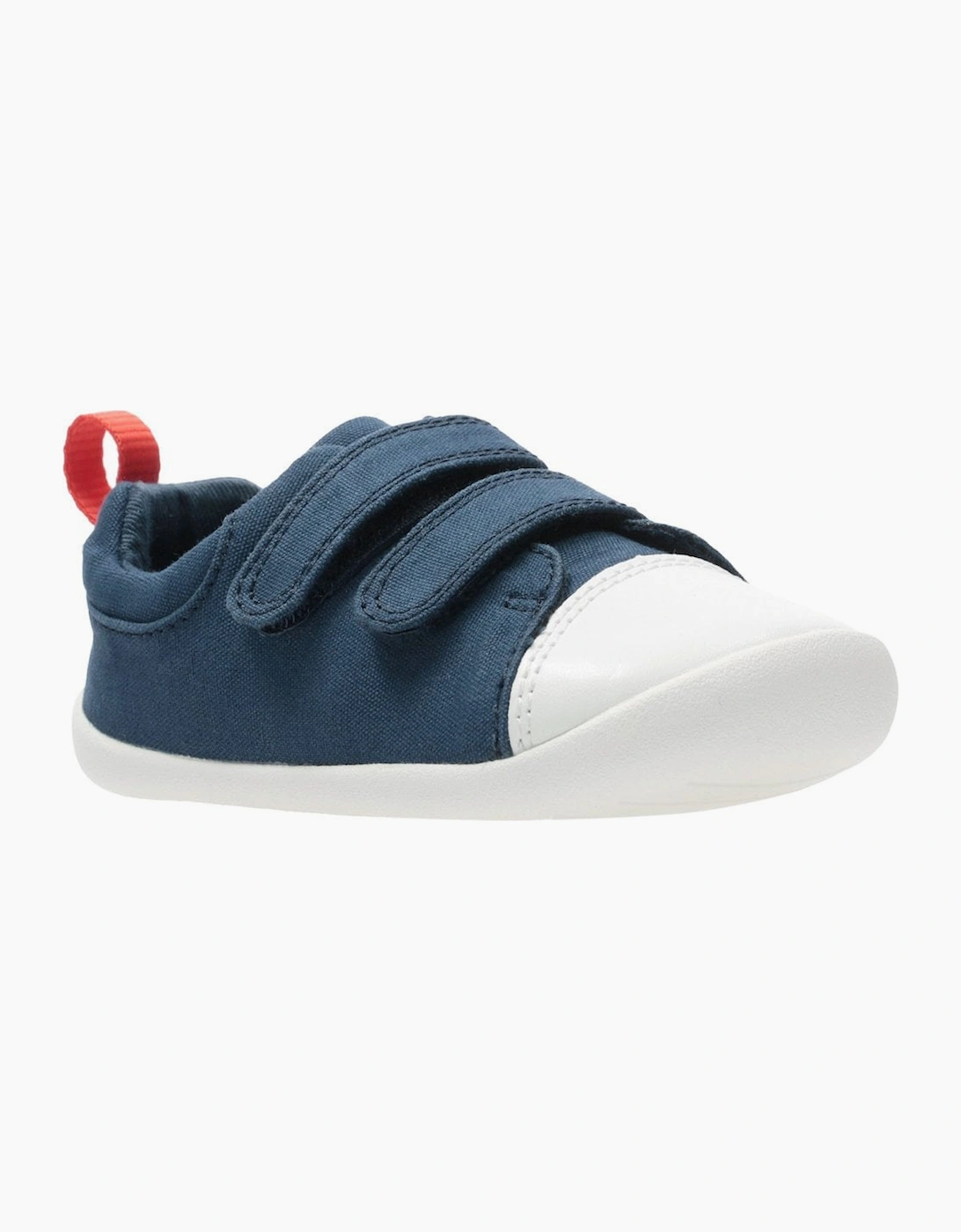 Clarks Boy's Roamer Craft T Boys Infant Canvas Shoes - Navy - Size: 3/H (Extra Wide)