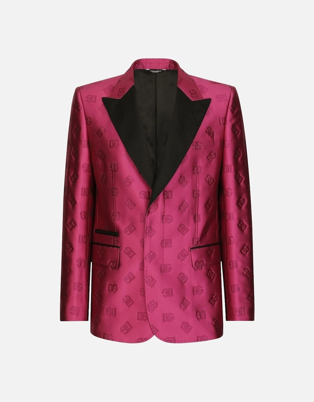 Satin Lapel Evening Jacket Fushia, 6 of 5