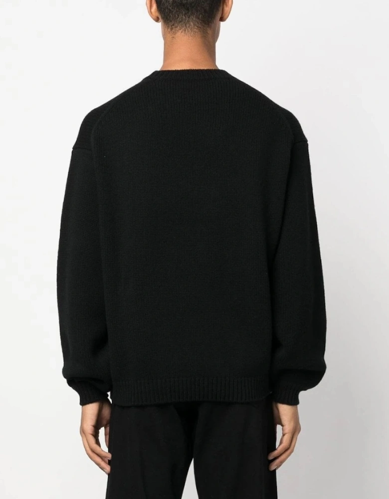 Tricolour Paris Sweater Black