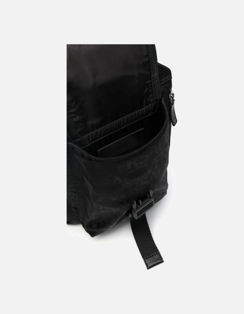 One Shoulder Nylon Bag Black