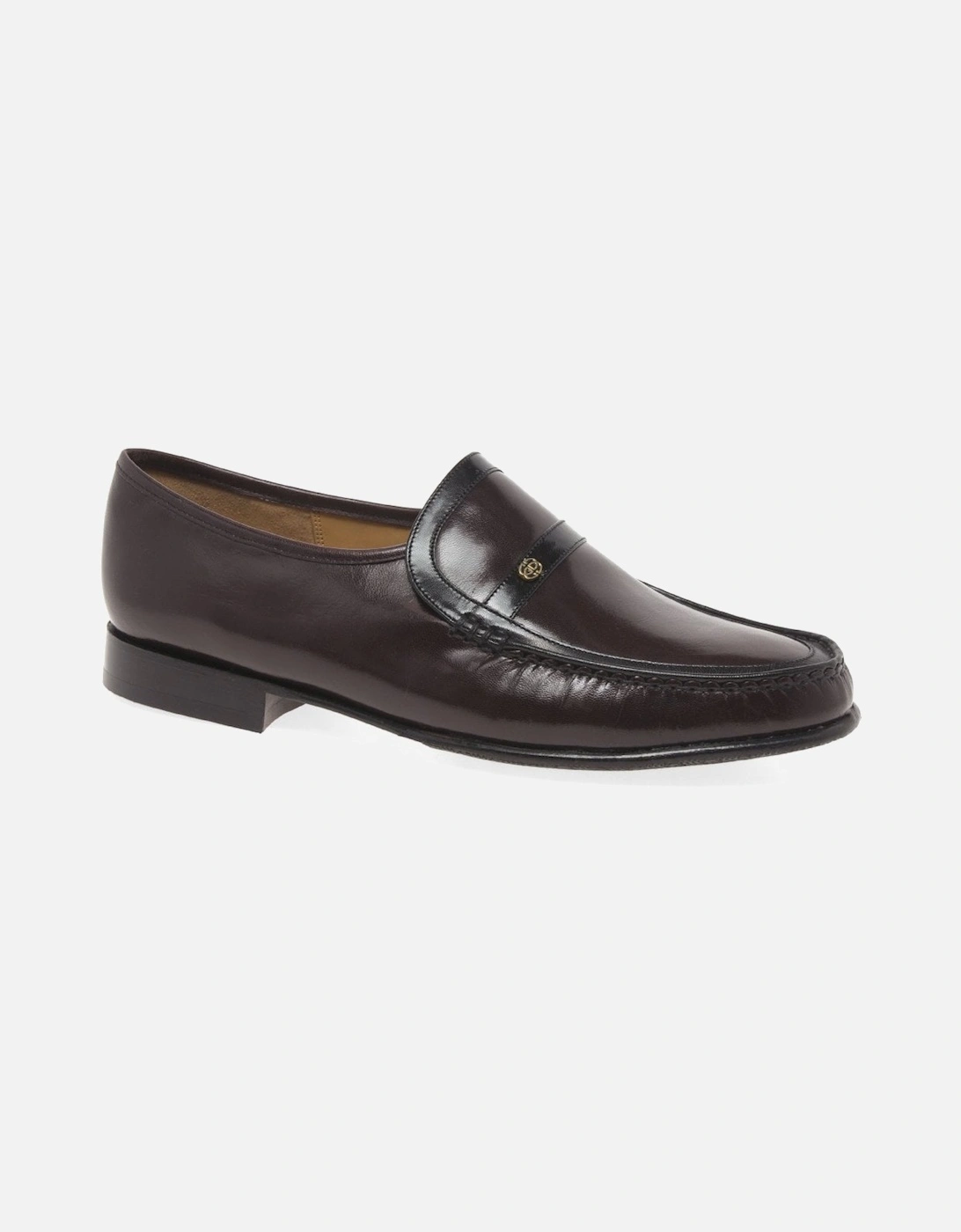 Jefferson Mens Leather Loafers, 10 of 9