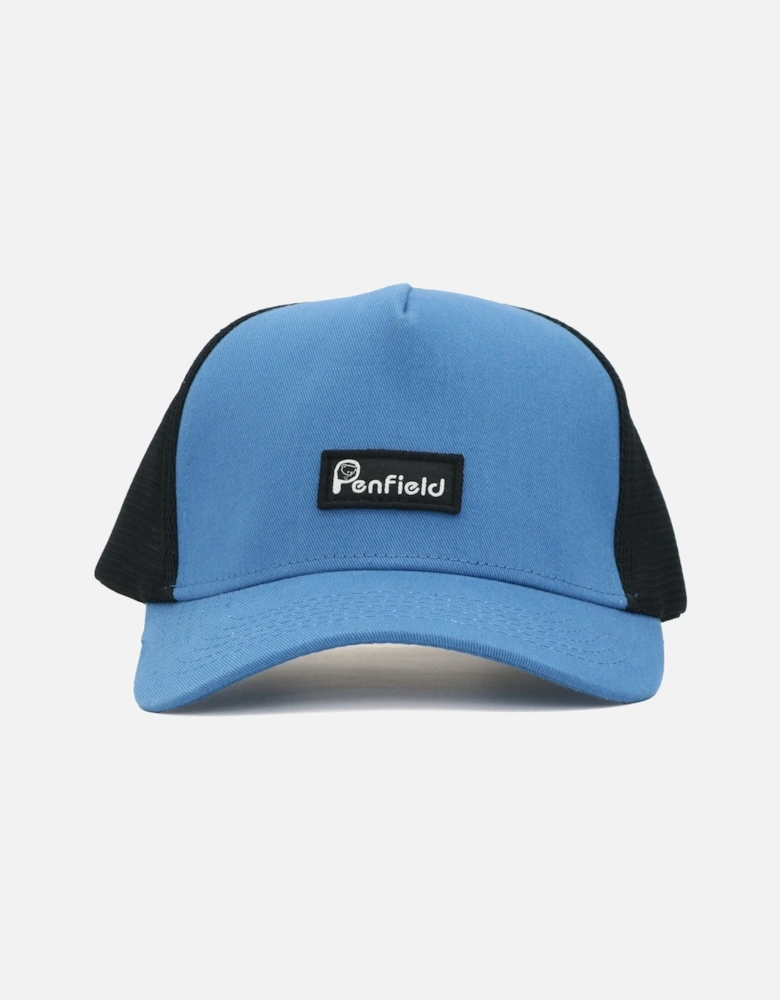 Trucker Front Logo Blue Cap