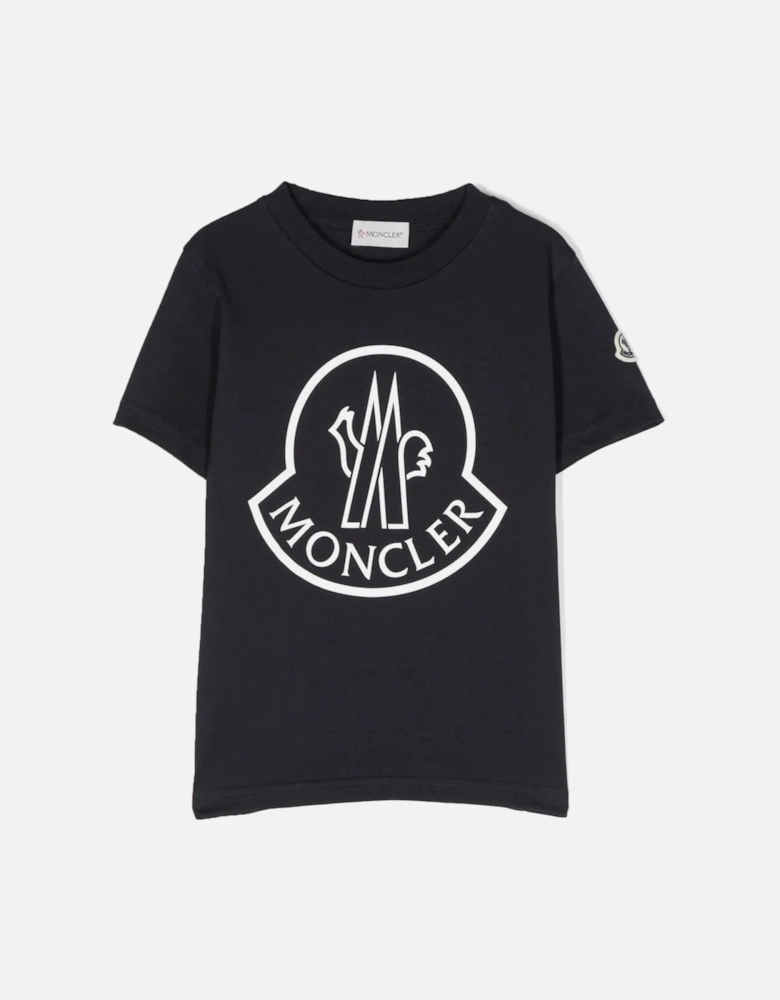 Kids Oversize Logo T-shirt Navy