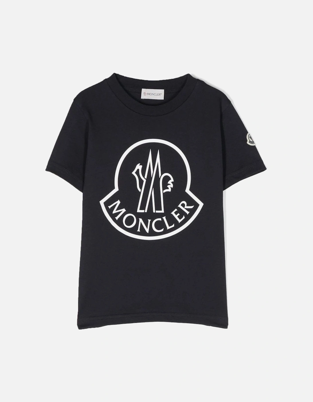 Kids Oversize Logo T-shirt Navy, 4 of 3