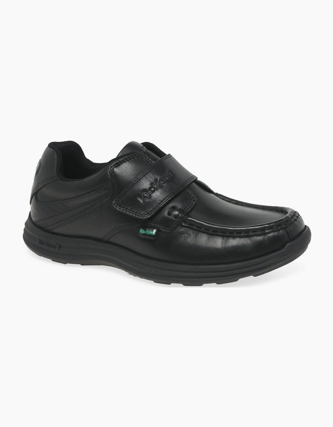Kickers Boys Black 'S Reasan Strap Youth School Shoes  2 (Older) Junior 2/34 Kids