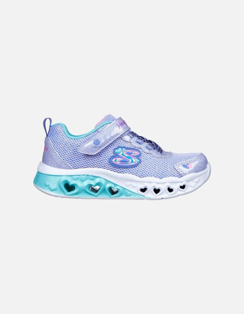 Flutter Hearts Lights Girls Trainers